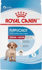 Royal Canin Size Health Nutrition Medium Puppy Dry Dog Food, 4-lb bag