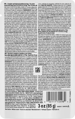 Show full view: Royal Canin Size Health Nutrition Small Adult Chunks In Gravy Wet Dog Food, 3-oz pouch, 12 count slide 3 of 9