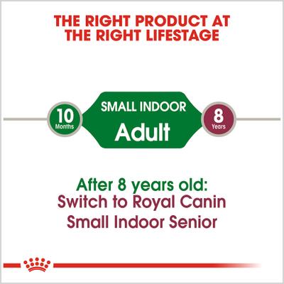 Show full view: Royal Canin Size Health Nutrition Small Indoor Adult Dry Dog Food, 2.5-lb bag slide 7 of 13