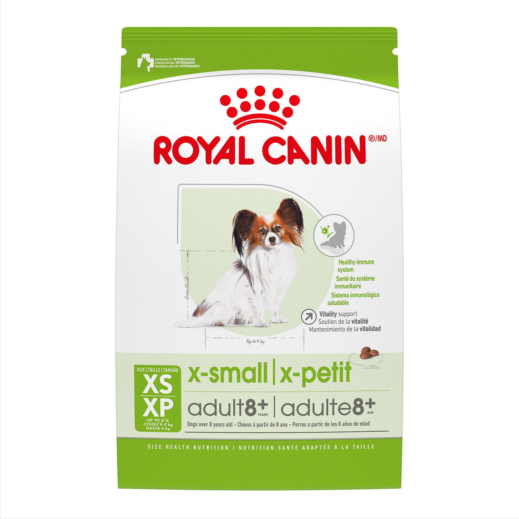 Royal Canin Royal Canin Size Health Nutrition X-Small Adult 8+ Dry Dog Food, 2.5-lb bag