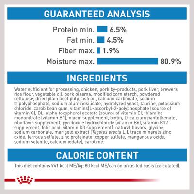 Show full view: Royal Canin Size Health Nutrition X-Small Puppy Thin Slices in Gravy Wet Dog Food, 3-oz, case of 24 slide 8 of 11