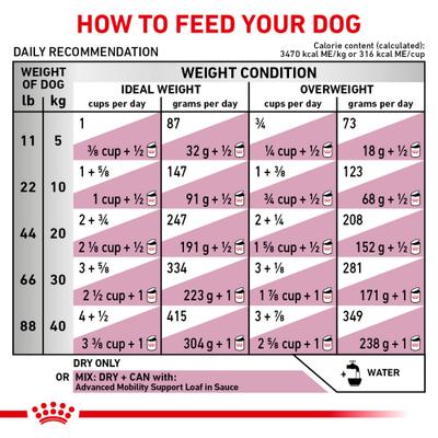 Show full view: Royal Canin Veterinary Diet Adult Advanced Mobility Support Dry Dog Food, 26.4-lb bag slide 9 of 12