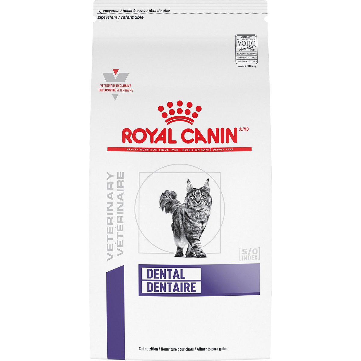 Royal Canin Veterinary Diet Adult Dental Dry Cat Food, 1.3-lb bag