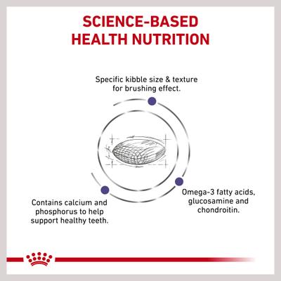 Show full view: Royal Canin Veterinary Diet Adult Dental Medium & Large Breed Dry Dog Food, 17.6-lb bag slide 5 of 12