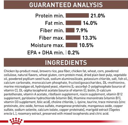 Show full view: Royal Canin Veterinary Diet Adult Gastrointestinal High Fiber Dry Dog Food, 17.6-lb bag slide 8 of 12