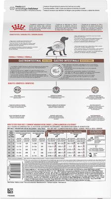 Show full view: Royal Canin Veterinary Diet Adult Gastrointestinal High Fiber Dry Dog Food, 17.6-lb bag slide 3 of 12