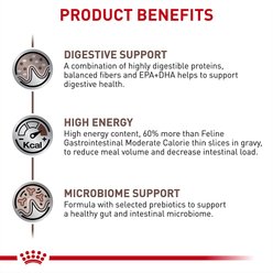 Royal Canin Veterinary Diet Gastrointestinal Loaf in Sauce Wet Cat Food, 5.1-oz can, case of 24 slide 2 of 9