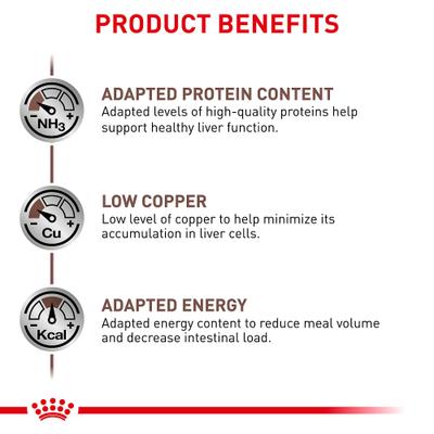 Show full view: Royal Canin Veterinary Diet Adult Hepatic Loaf Canned Dog Food, 13.7-oz, case of 24 slide 5 of 12