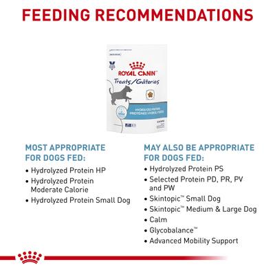 Show full view: Royal Canin Veterinary Diet Adult Hydrolyzed Protein Dog Treats, 17.6-oz bag slide 7 of 11