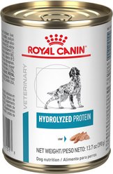 Royal Canin Veterinary Diet Adult Hydrolyzed Protein Loaf Wet Dog Food, 13.7-oz can, 12 count