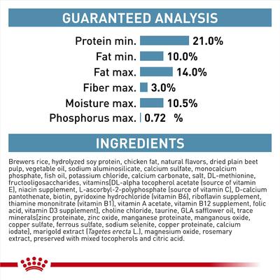 Show full view: Royal Canin Veterinary Diet Adult Hydrolyzed Protein Moderate Calorie Dry Dog Food, 7.7-lb bag slide 7 of 10
