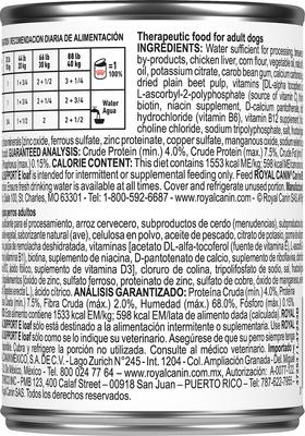 Show full view: Royal Canin Veterinary Diet Adult Renal Support E Loaf Canned Dog Food, 13.5-oz, case of 24 slide 3 of 12