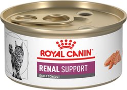 Royal Canin Veterinary Diet Adult Renal Support Early Consult Loaf in Sauce Canned Cat Food, 3-oz, case of 24
