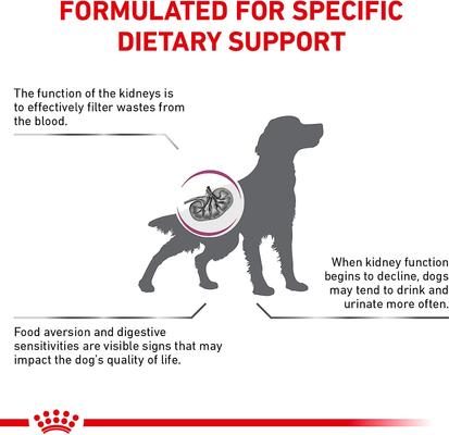 Show full view: Royal Canin Veterinary Diet Adult Renal Support S Dry Dog Food, 17.6-lb bag slide 6 of 11