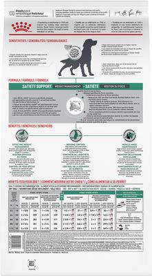 Show full view: Royal Canin Veterinary Diet Adult Satiety Support Weight Management Dry Dog Food, 26.4-lb bag slide 3 of 12