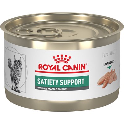 Royal Canin Veterinary Diet Royal Canin Veterinary Diet Adult Satiety Support Weight Management Loaf in Sauce Canned Cat Food, 5.1-oz, case of 24
