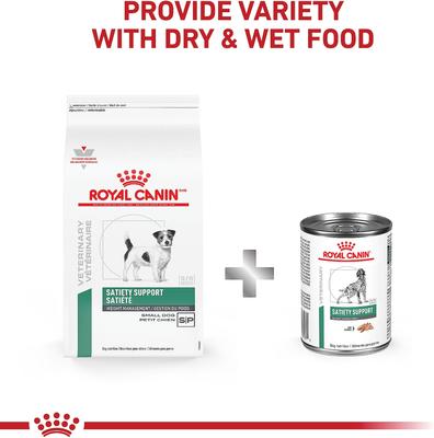 Show full view: Royal Canin Veterinary Diet Adult Satiety Support Weight Management Small Breed Dry Dog Food, 6.6-lb bag slide 7 of 11
