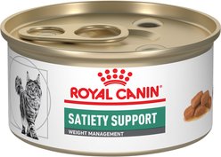Royal Canin Veterinary Diet Adult Satiety Support Weight Management Thin Slices in Gravy Canned Cat Food, 3-oz, case of 24