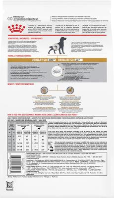Show full view: Royal Canin Veterinary Diet Adult Urinary SO Aging 7+ Dry Dog Food, 26.5-lb bag slide 3 of 11