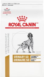 Royal Canin Veterinary Diet Adult Urinary SO Aging 7+ Dry Dog Food, 6.6-lb bag slide 1 of 8