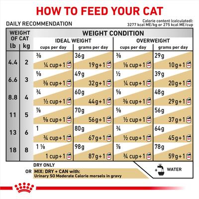 Show full view: Royal Canin Veterinary Diet Adult Urinary SO Moderate Calorie Dry Cat Food, 17.6-lb bag slide 9 of 12