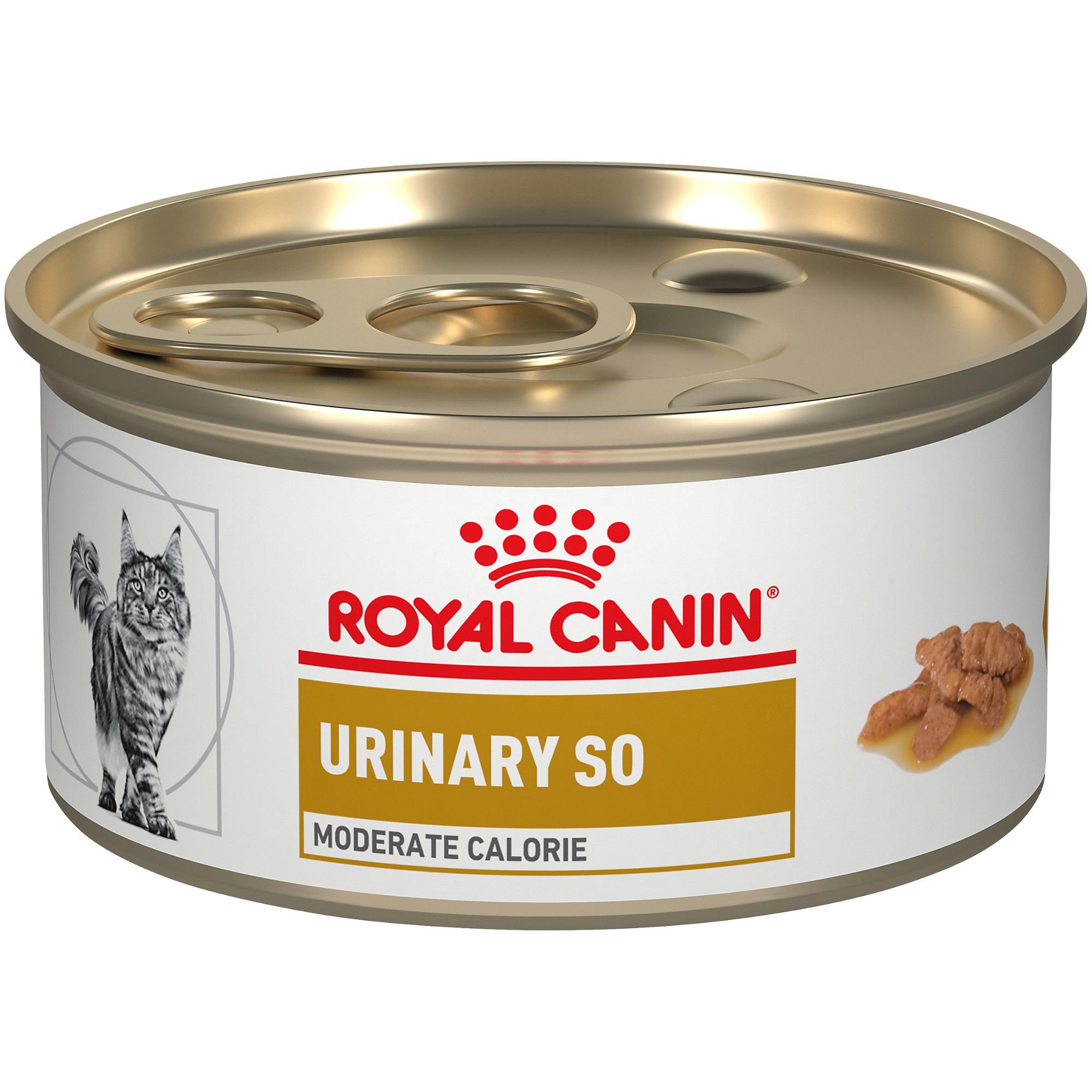 Questions and Answers about ROYAL CANIN VETERINARY DIET Adult Urinary SO  Moderate Calorie Morsels in Gravy Canned Cat Food