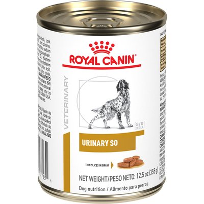 Royal Canin Veterinary Diet Royal Canin Veterinary Diet Adult Urinary SO Thin Slices in Gravy Canned Dog Food, 12.5-oz can, case of 24