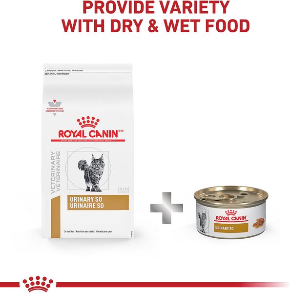Show full view: Royal Canin Veterinary Diet Adult Urinary SO Dry Cat Food, 7.7-lb bag slide 7 of 12