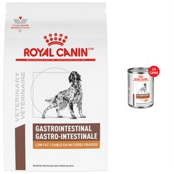 Royal Canin Veterinary Diet Gastrointestinal Low Fat Canned + Dry Dog Food