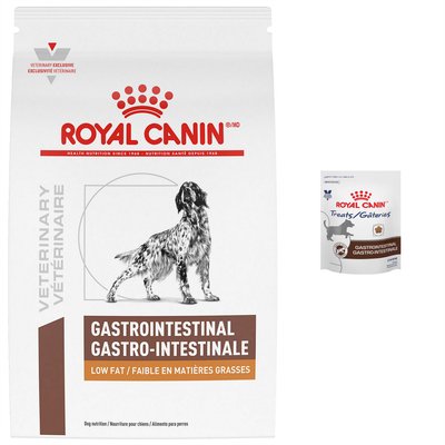 Royal Canin Veterinary Diet Royal Canin Veterinary Diet Gastrointestinal Low Fat Dry Dog Food + Treats