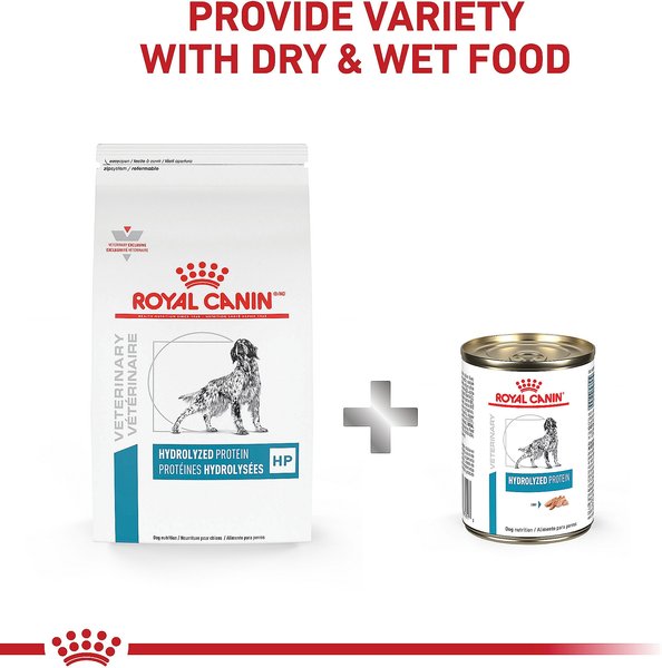 Show full view: Royal Canin Veterinary Diet Adult Hydrolyzed Protein HP Dry Dog Food, 25.3-lb bag slide 7 of 12