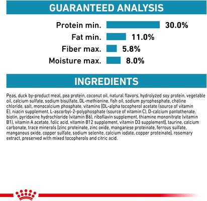 Show full view: Royal Canin Veterinary Diet Adult Selected Protein Pea & Duck Formula Dry Cat Food, 8.8-lb bag slide 8 of 11