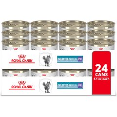 Royal Canin Veterinary Diet Selected Protein Pea & Rabbit Formula Loaf in Sauce Adult Wet Cat Food, 5.1-oz can, case of 24