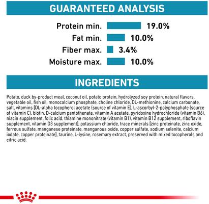 Show full view: Royal Canin Veterinary Diet Adult Selected Protein Potato & Duck Formula Dry Dog Food, 25-lb bag slide 8 of 11