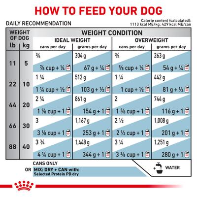 Show full view: Royal Canin Veterinary Diet Selected Protein Potato & Duck Formula Loaf Adult Wet Dog Food, 13.5-oz can, case of 24 slide 7 of 11
