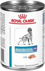 Royal Canin Veterinary Diet Adult Selected Protein Potato & Rabbit Formula Wet Dog Food, 13.5-oz can, case of 24