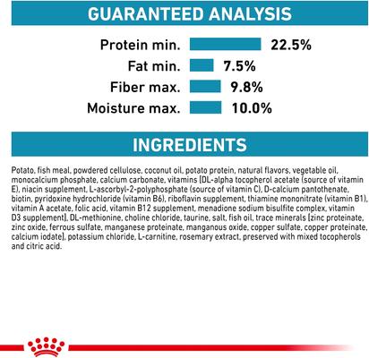 Show full view: Royal Canin Veterinary Diet Selected Protein Potato & Whitefish Moderate Calorie Formula Adult Dry Dog Food, 7.7-lb bag slide 8 of 11