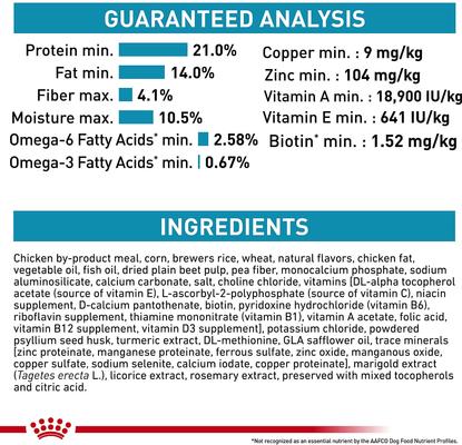 Show full view: Royal Canin Veterinary Diet Skintopic Medium & Large Adult Dry Dog Food, 30.86-lb bag slide 8 of 12