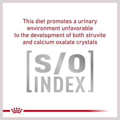 Show full view: Royal Canin Veterinary Diet Urinary SO Loaf Pate Adult Wet Cat Food, 5.1-oz can, pack of 12 slide 6 of 13