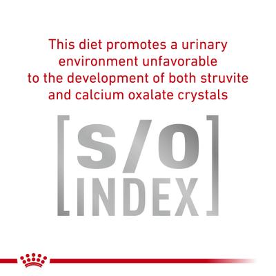 Show full view: Royal Canin Veterinary Diet Urinary SO Loaf Pate Adult Wet Cat Food, 5.1-oz can, case of 24 slide 6 of 13