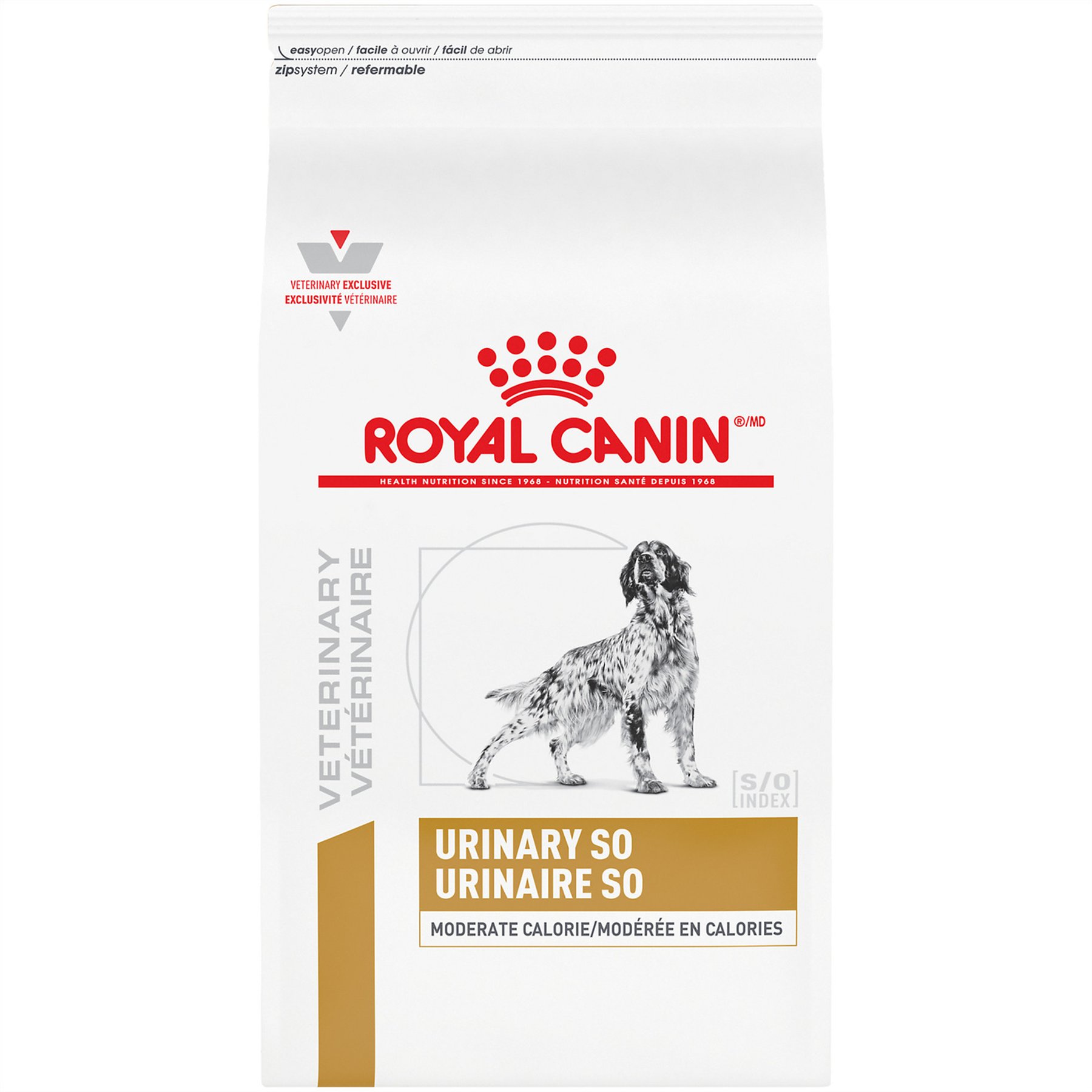 Royal Canin Veterinary Diet Adult Urinary SO Moderate Calorie Dry Dog Food, 1.5-lb bag