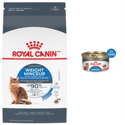 Royal Canin Weight Care Dry Food+ Feline Weight Care Thin Slices in Gravy Canned Adult Canned Cat Food