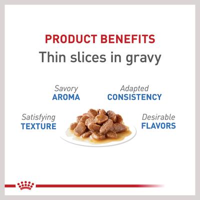Show full view: Royal Canin Weight Care Dry Food+ Feline Weight Care Thin Slices in Gravy Canned Adult Canned Cat Food slide 8 of 10