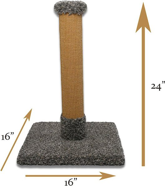 Show full view: Royal Cat Boutique 24-in Sisal Cat Scratching Post, Neutral slide 4 of 6