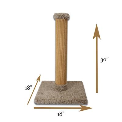 Show full view: Royal Cat Boutique 30-in Sisal Cat Scratching Post, Neutral slide 4 of 6