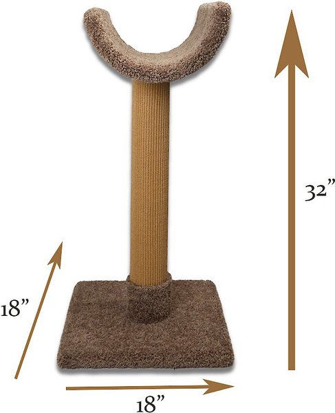Show full view: Royal Cat Boutique 32-in Cat Scratching Post, Neutral slide 4 of 7