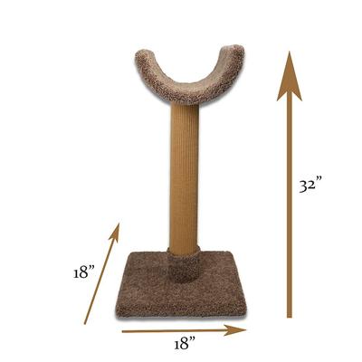 Show full view: Royal Cat Boutique 32-in Cat Scratching Post, Neutral slide 5 of 8