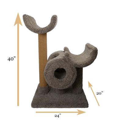 Show full view: Royal Cat Boutique 40-in Cat Perch & Play Tunnel, Neutral slide 6 of 8