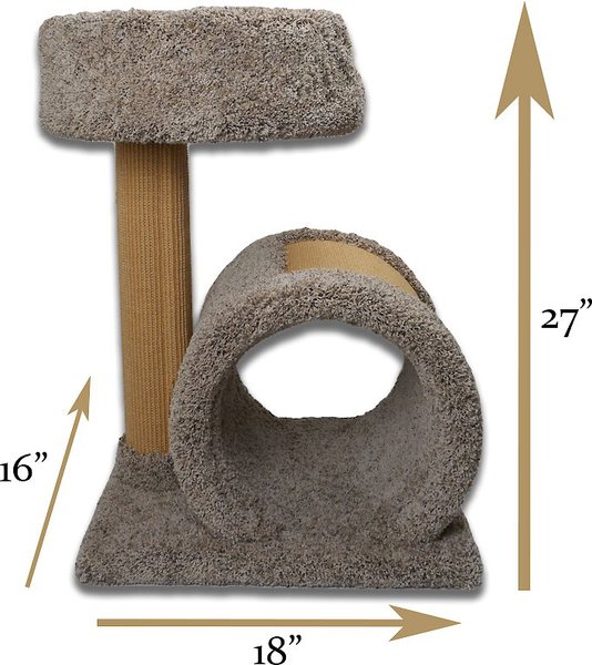Royal Cat Boutique Cat Play Tunnel & Bed, Neutral