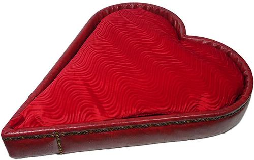 Show full view: Royal Cat Boutique Deluxe Royal Heart Bolster Dog Bed slide 3 of 6